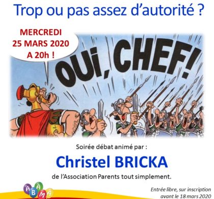 Soirée parentalité avec Christelle Bricka
