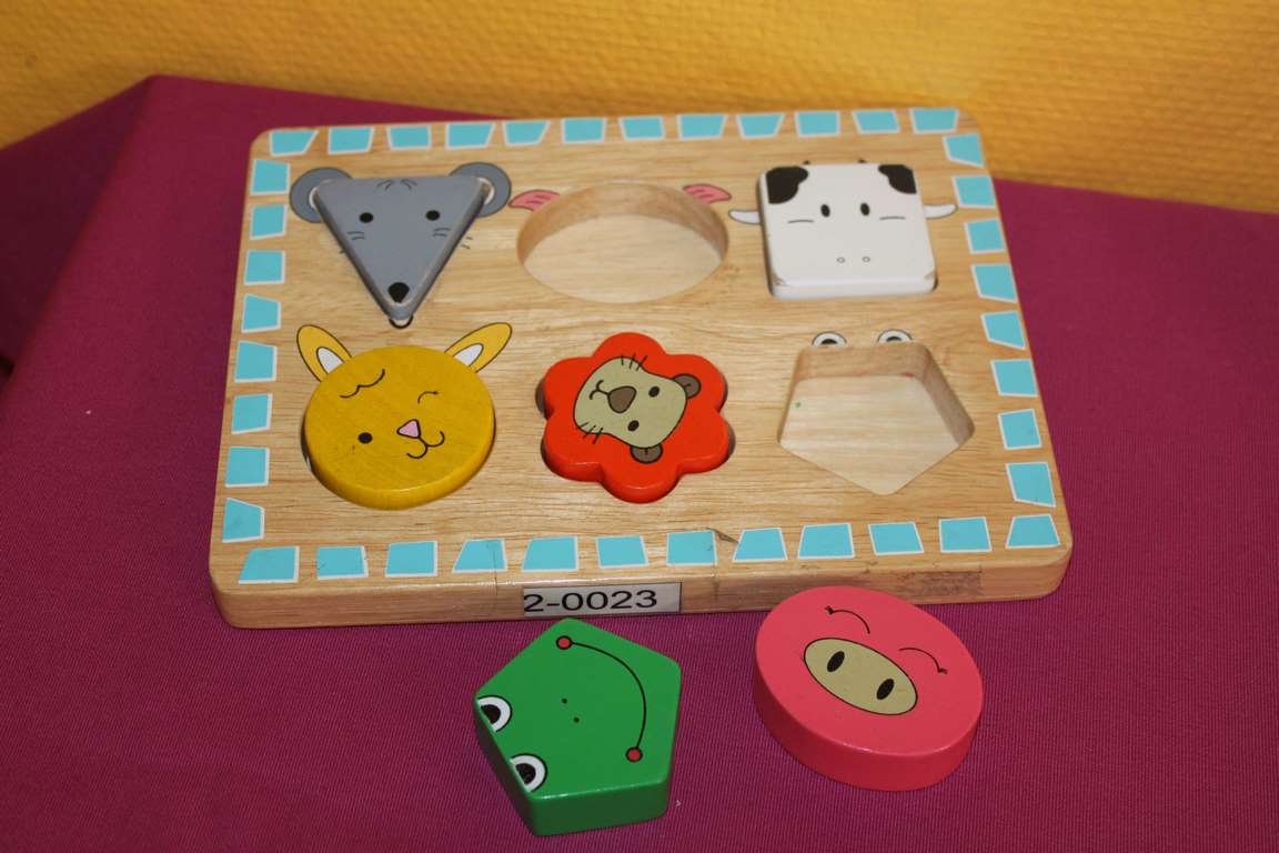Puzzle animaux (6 têtes)