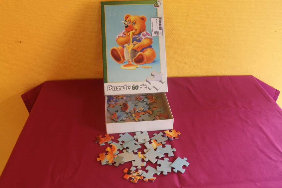 Puzzle “ours et pot de miel”