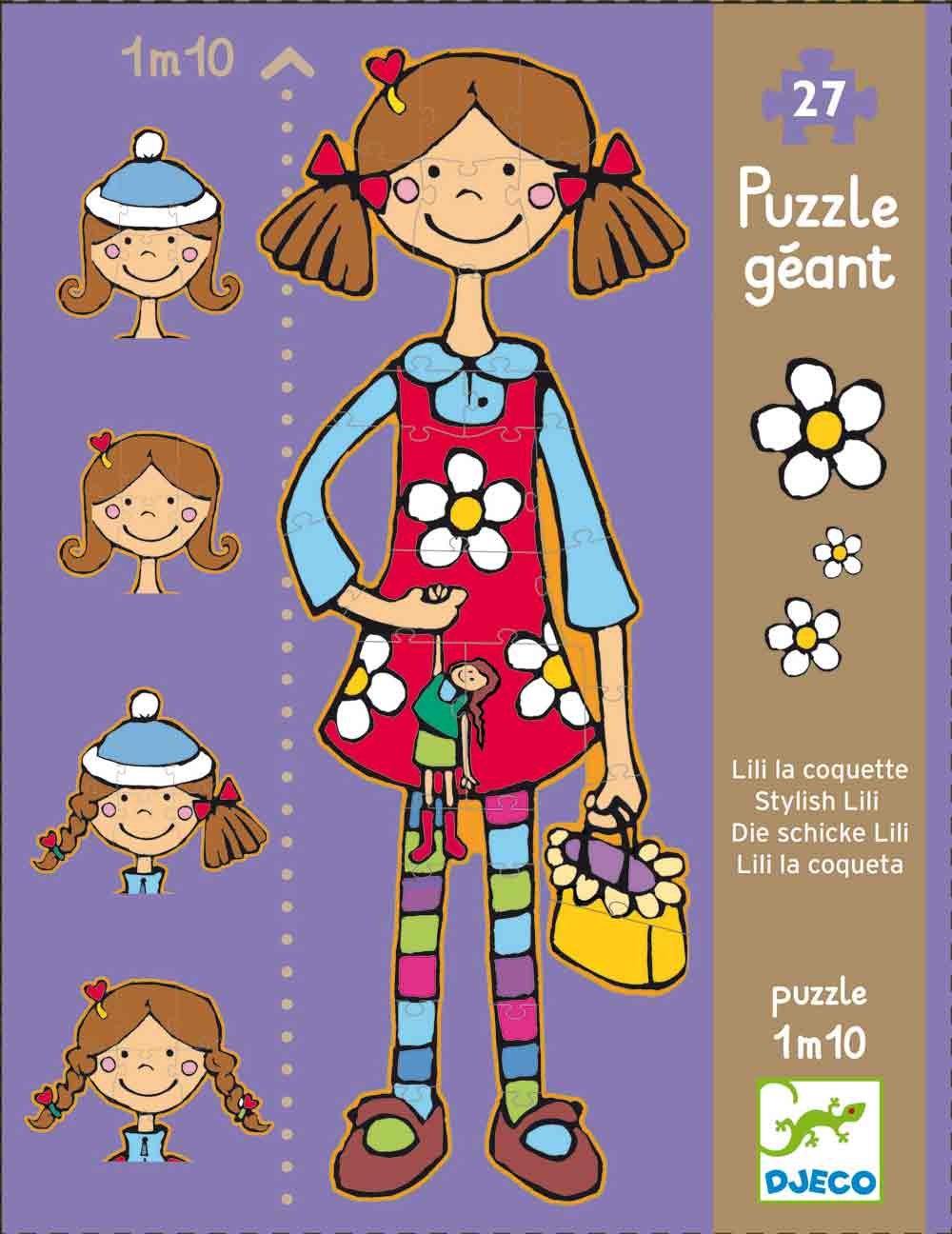 Lilly la coquette – puzzle géant