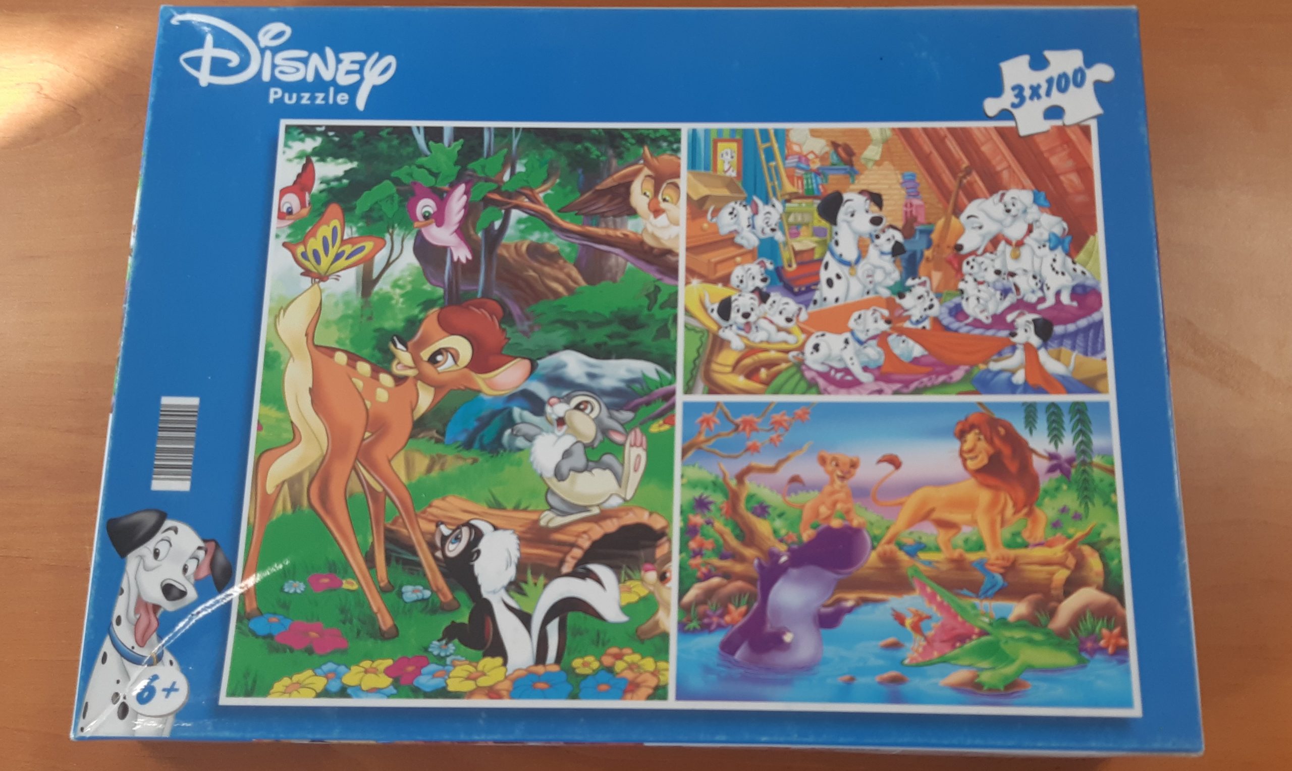 3 puzzles Disney
