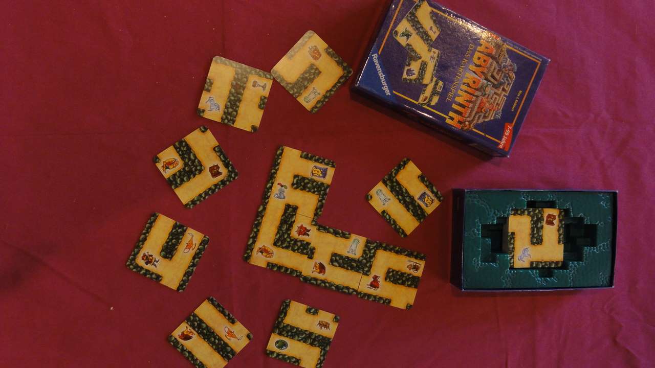 labyrinthe jeu de cartes