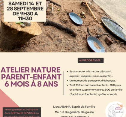 Atelier nature avec Anne Bertrand