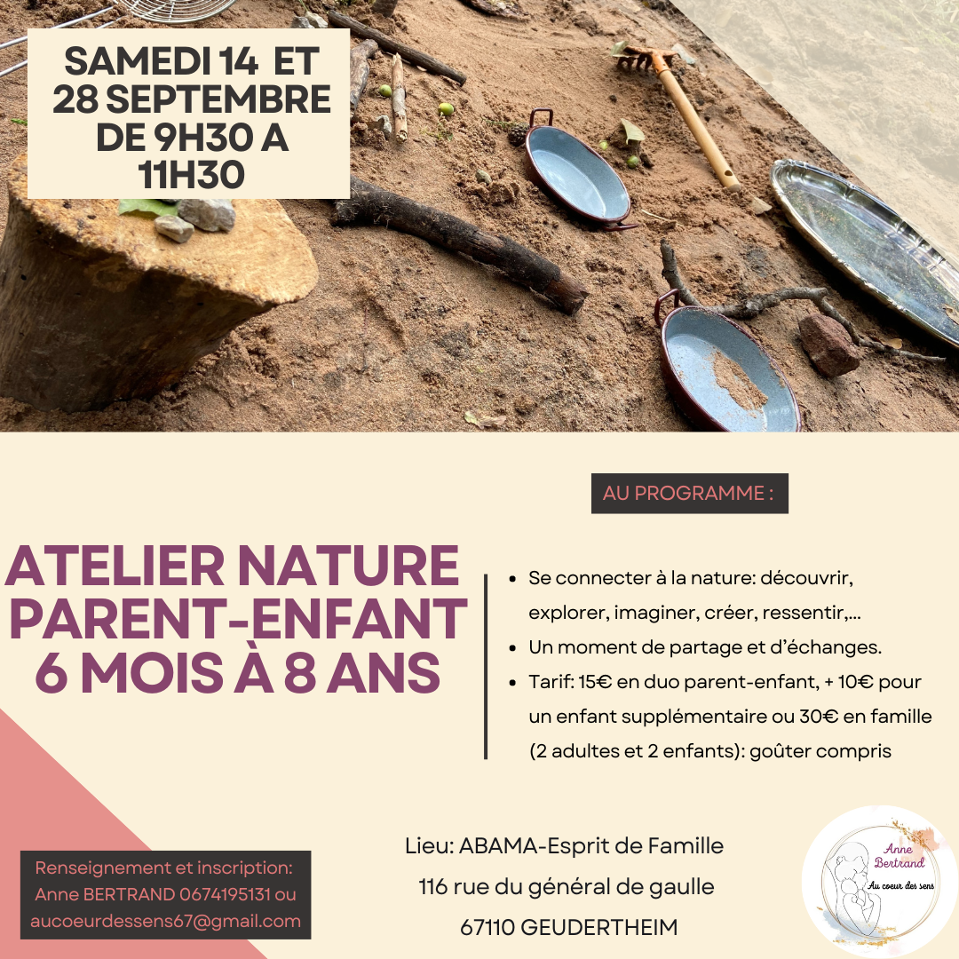 Atelier nature avec Anne Bertrand